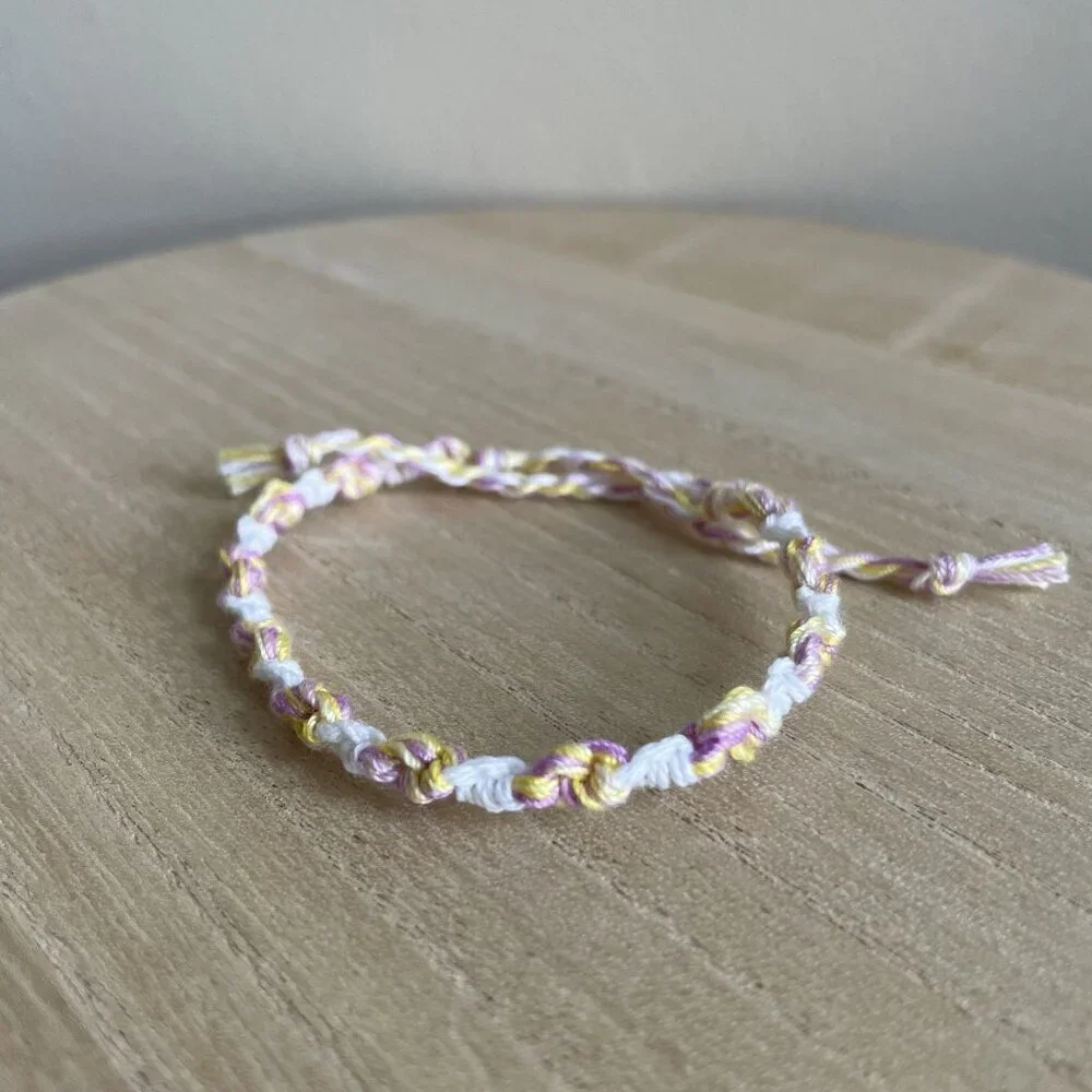 Brittany Bracelet, anklet, trendy, comfortable, tie, embroidery thread, woven, g